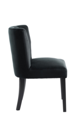 "Set of 2 Hatfield Dining Chairs - Black Velvet              " - thumbnail 5