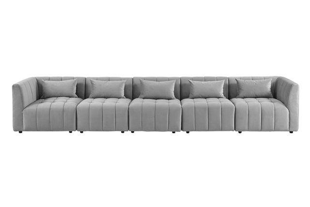 Essen Five Seat Sofa – Dove Grey - image 1