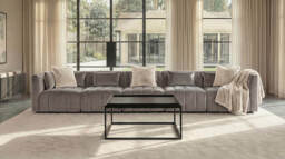 Essen Five Seat Sofa – Dove Grey - thumbnail 9