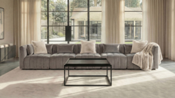 Essen Five Seat Sofa – Dove Grey - thumbnail 2