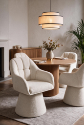 Orbit Dining Chair - Oatmeal - thumbnail 2