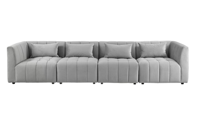 "Essen Four Seat Sofa – Dove Grey " - image 1