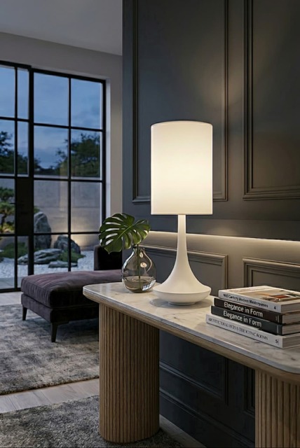 Tretton White Table Light