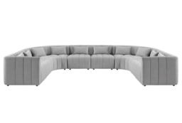 "Essen Super Lounge Suite – Dove Grey " - thumbnail 1