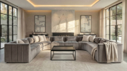 "Essen Super Lounge Suite – Dove Grey " - thumbnail 2