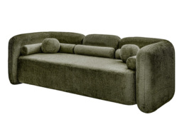 Munich Three Seat Sofa - Forest Green - thumbnail 3