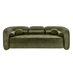 Munich Three Seat Sofa - Forest Green - thumbnail 7