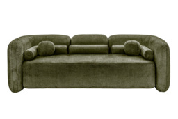 Munich Three Seat Sofa - Forest Green - thumbnail 1