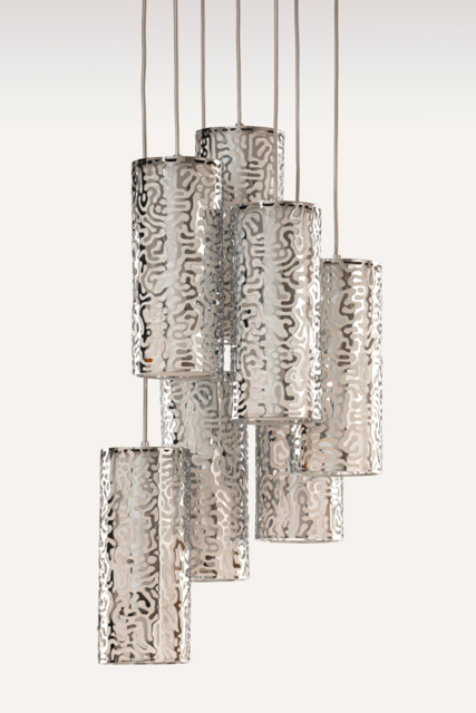 "Moray Seven Light Pendant Chrome " - image 1
