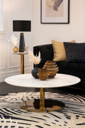 Parker Brass Coffee Table - thumbnail 3