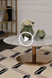 Parker Brass Coffee Table - thumbnail 2