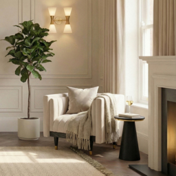 Metz Armchair - Chalk - thumbnail 2