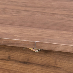 "Capri Walnut Extending Dining Table " - thumbnail 8