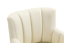 Rocco Black Dining Table and 6 Hatfield Cream Faux Leather Chairs - thumbnail 6