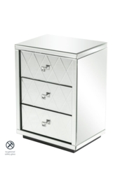"Knightsbridge Mirrored Bedside Table " - thumbnail 1