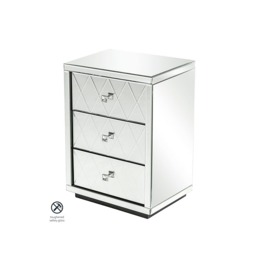"Knightsbridge Mirrored Bedside Table " - thumbnail 6