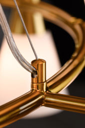 Camille Chandelier Brass - thumbnail 6