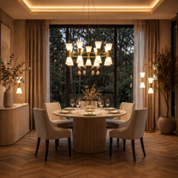 Camille Chandelier Brass - thumbnail 2
