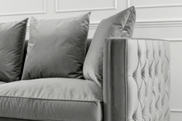 Ascot two Seat Sofa  – Dove Grey - thumbnail 5