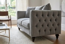 Ascot two Seat Sofa  – Dove Grey - thumbnail 3