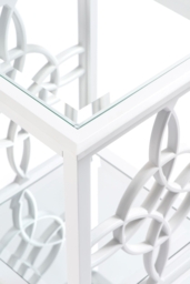 "Etienne White Side Table " - thumbnail 4