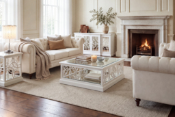 "Etienne White Side Table " - thumbnail 3