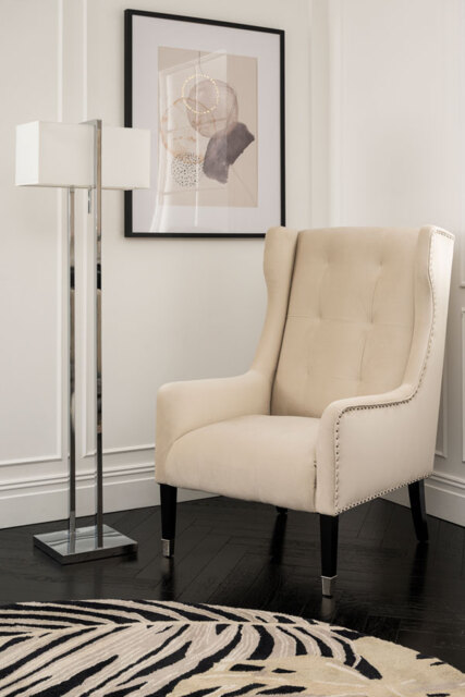 Ellington Silver Floor Light - image 1