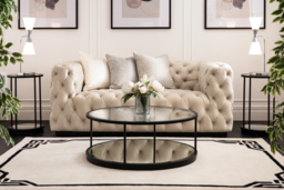 Frankfurt Two Seat Sofa – Chalk – Black Base - thumbnail 2