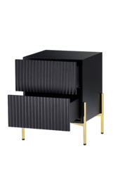 Lexington Black Bedside Table - thumbnail 8