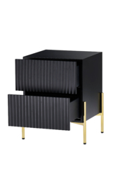 Lexington Black Bedside Table - thumbnail 4