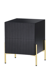 Lexington Black Bedside Table