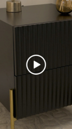 Lexington Black Bedside Table - thumbnail 3