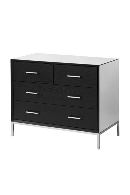 Trio Black Chest of Drawers - image 1