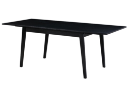 "Capri Black Extending Dining Table "