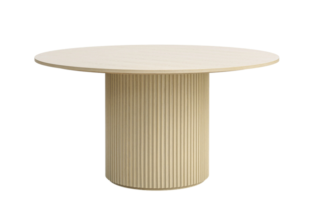 "Ophelia Washed Grey Oak Circular Dining Table " - image 1