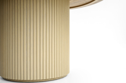 "Ophelia Washed Grey Oak Circular Dining Table " - thumbnail 4