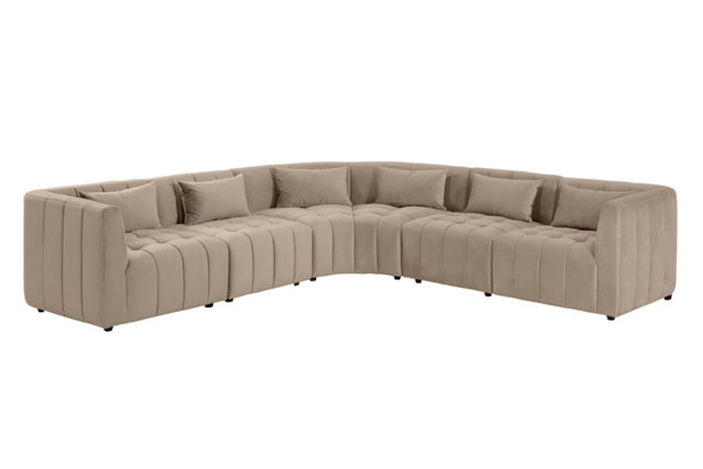 Essen Large Corner Sofa – Taupe - image 1
