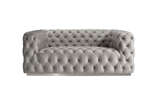 Frankfurt Two Seat Sofa - Dove Grey - image 1