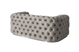 Frankfurt Two Seat Sofa - Dove Grey - thumbnail 5