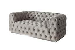 Frankfurt Two Seat Sofa - Dove Grey - thumbnail 2
