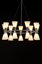 Camille Chandelier Chrome - thumbnail 9