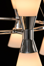 Camille Chandelier Chrome - thumbnail 6