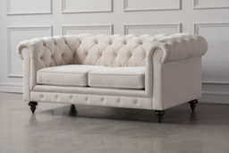 Monty Two Seat Sofa - Chalk - thumbnail 4