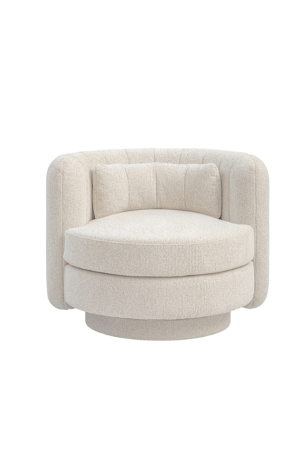 Calvin Swivel Armchair - Travertine - image 1