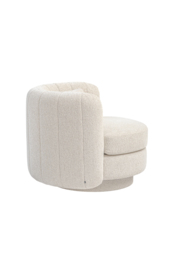 Calvin Swivel Armchair - Travertine - thumbnail 4