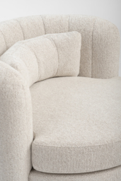 Calvin Swivel Armchair - Travertine - thumbnail 7