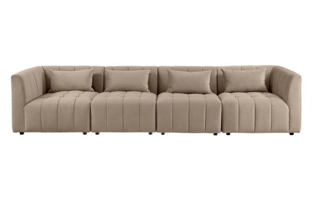 Essen Four Seat Sofa – Taupe - image 1