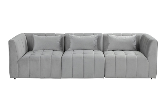 "Essen Three Seat Sofa – Dove Grey " - image 1