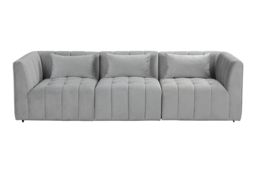 "Essen Three Seat Sofa – Dove Grey "
