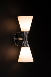 Camille Single Wall Light Chrome - thumbnail 3